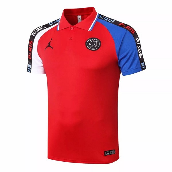 Polo Paris Saint Germain 2020-21 Rote Weiß Blau